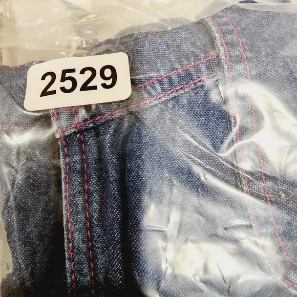 MICKEY & Co.  girls denim button Down sleeveless vest size 5 - Picture 10 of 10